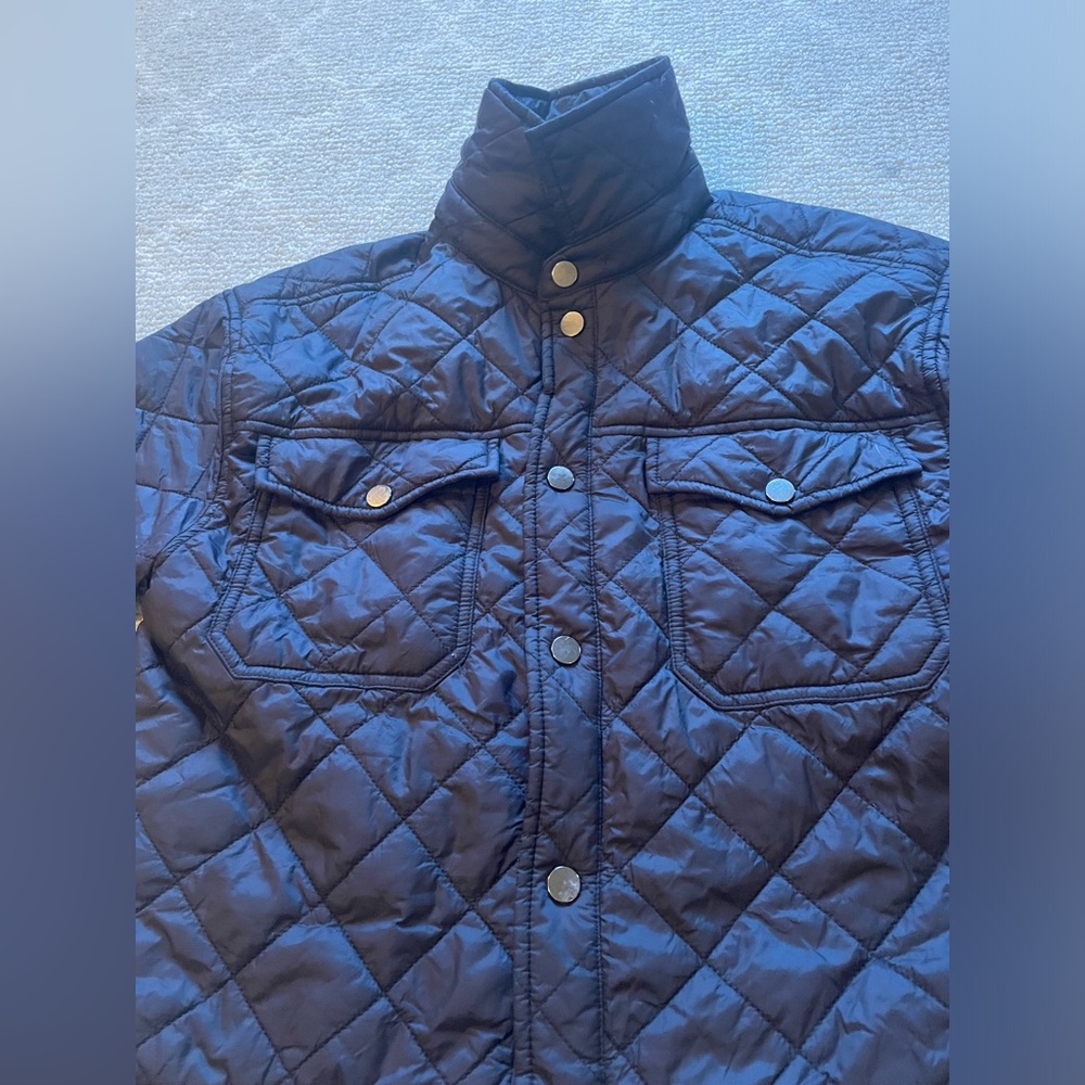 Dylan Los Angeles Quilted Black Cropped Jacket Womens Sz S - Picture 9 of 10